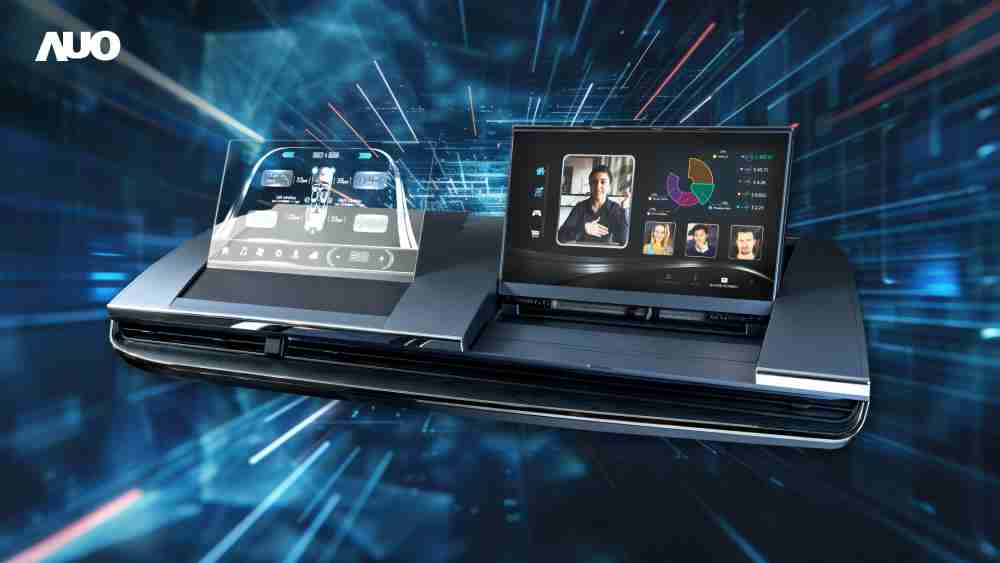 口袋牛店Micro LED Display HMI解决方案打造透明Micro LED前座仪表，，，，呈现信息并保留驾驶视野开阔；亦为副驾驶座乘客打造收放自如的Micro LED屏幕，，，在不影响显示质量的前提于显示区内建镜头，，让用户能与视讯对象直接眼神接触，，，提供绝佳的双向沟通体验