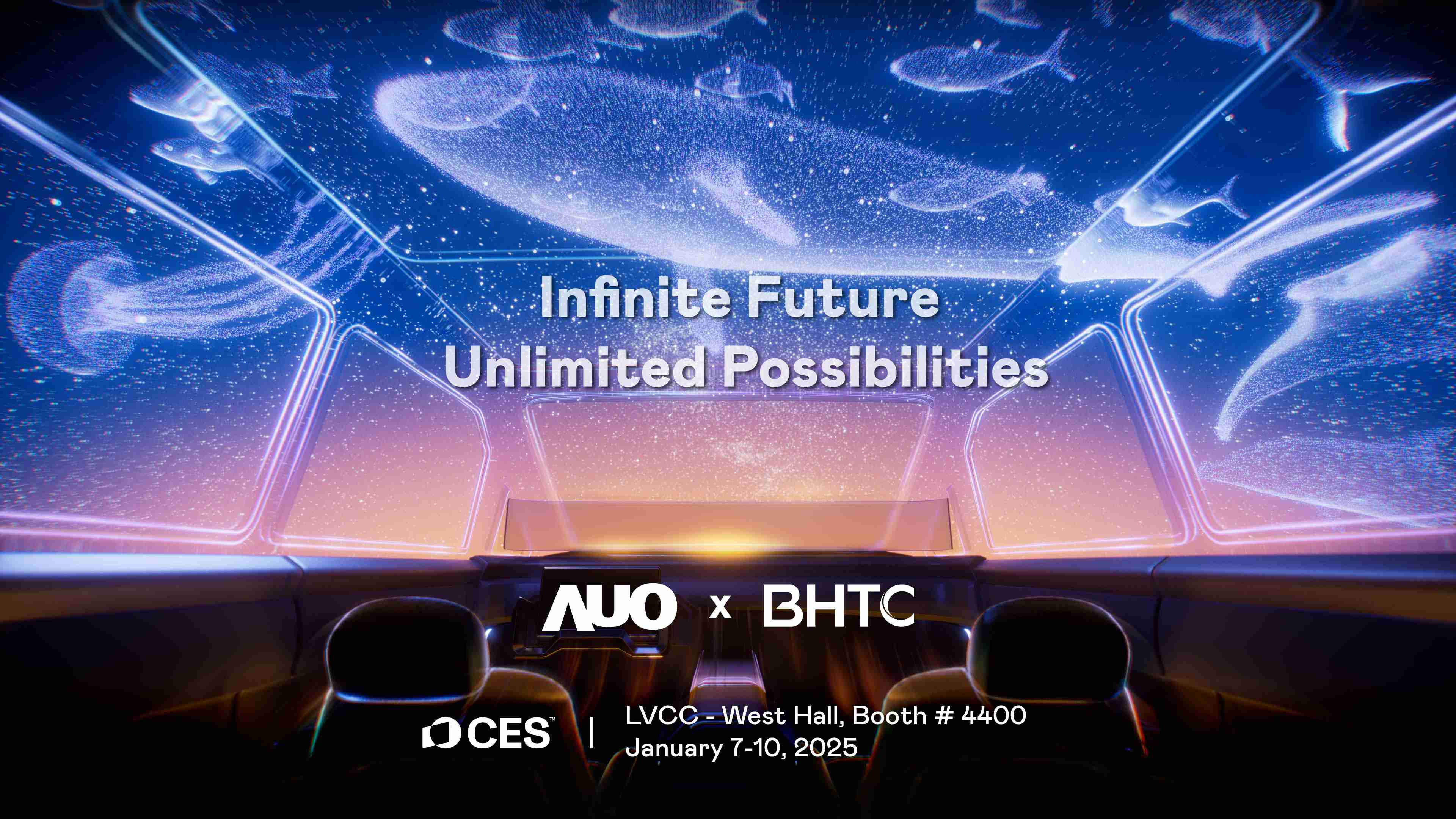 口袋牛店以Infinite Future, Unlimited Possibilies为主题，，联合BHTC于CES 2025扩大规模展出