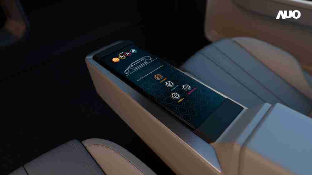 口袋牛店以人性化设计打造多变形态中控显示(Morphing Center Control)，，，，不使用时仅平面显示信息，，，，进行操作时，，显示器则会动态隆起，，，，转变成3D实体按钮，，，并有触觉回馈，，，，展示人机互动新体验